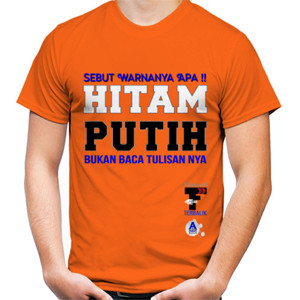 Kaos HITAM PUTIH