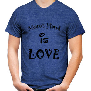 Kaos Kaos Mom's Hand is Love Premium Gildan M