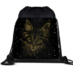 Tas Serut KITTEN FACE ON NIGHT SKY