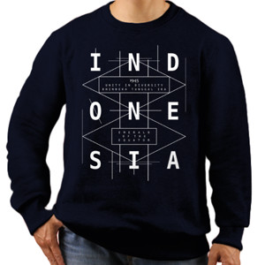 Jaket Sweater INDONESIA  LINES