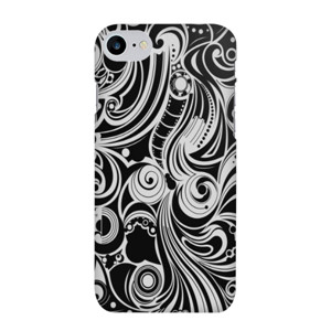 Iphone 7 Black & Wgite Pattern Casing Casing HP