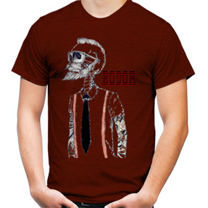 Kaos Pria TWO tone - RED mango