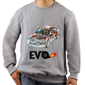 Jaket Sweater Evo Transparant