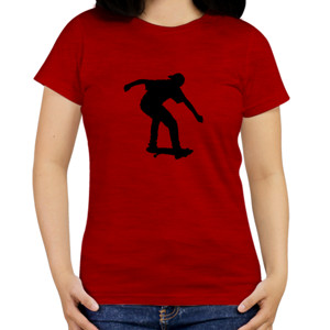 Kaos Boy On Skateboard Silhouette