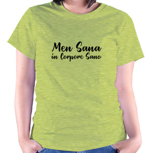 Kaos Men Sana incorpore Sano hobi olahraga