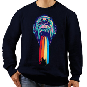 Jaket Sweater Zrafco Monkey