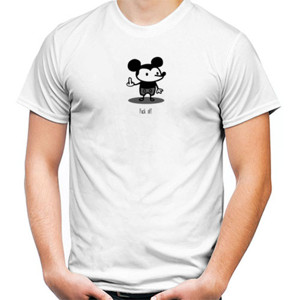 Kaos Fuck Off - Mickey Mouse