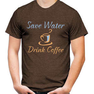 Kaos Save Water Drink Coffee