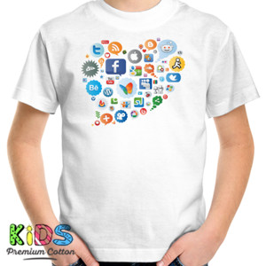Kaos Social Media Heart Shapes