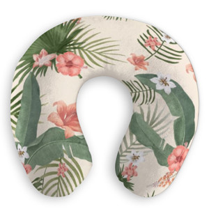 Bantal Leher Tropical foliage illustration