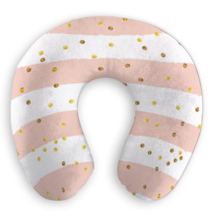 Bantal Leher Gold confetti on grunge striped background