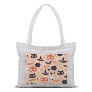 Tas Tote Geometric Halloween Pattern