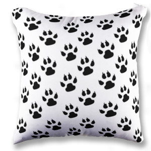 Bantal Sofa Dog Paw Print Pattern - Customic47