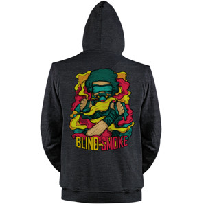 Jaket Hoodie Hoodie Blind Smoke cool and trendy