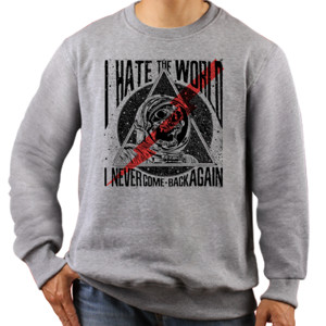 Jaket Sweater Hate The World