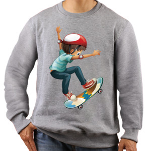 Jaket Sweater Skateboard - freestyle 2
