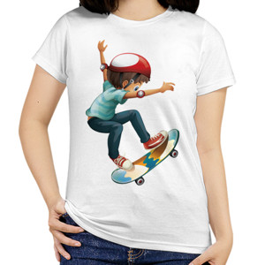 Kaos Skateboard - freestyle 2