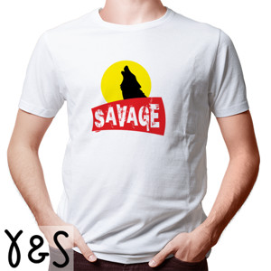 Kaos Tshirt Savage Wolf