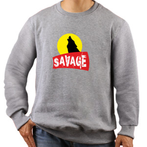 Jaket Sweater Tshirt Savage Wolf
