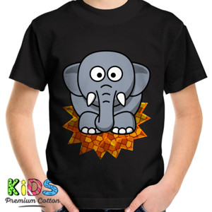 Kaos Anak kartun Gajah