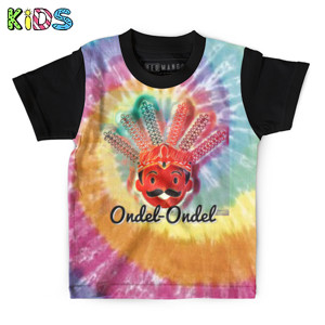 Kaos Anak Full-Print Kaos Anak Ondel Ondel Tye Dye