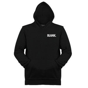Jaket Hoodie Blank. Hitam