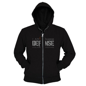Hoodie Zipper i'm defense 