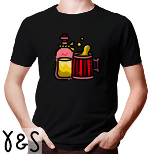 Kaos Desain Grafis Minuman Tema Desain Simpel Tapi Unik