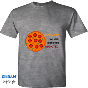 Kaos Pizza Pixel