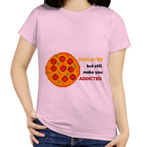 Kaos Pizza Pixel