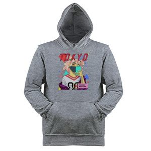 Jaket Hoodie Desain Cewe&Cowo - Tema Tokyo 