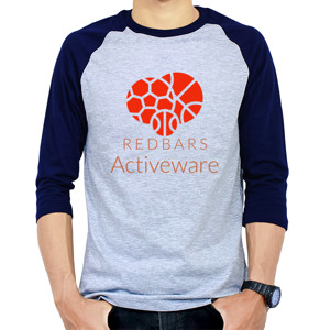Kaos Raglan Redbars Activeware