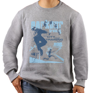 Jaket Sweater Kaos Parkour Training Zone (SBQT)