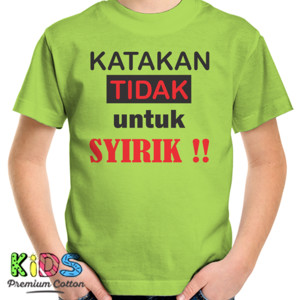 Kaos Katakan Tidak untuk Syirik