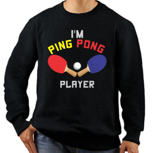 Jaket Sweater im pingpong player #3 black