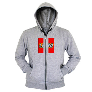 Hoodie Zipper Kaos Parodi Logo Lego - Letgo (SB8FY)