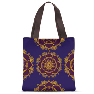 Tas Tote Fullprint batik bunga