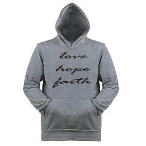 Jaket Hoodie Love Hope Faith