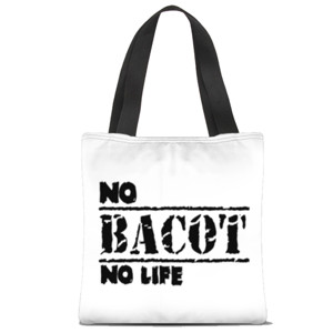 Tas Tote Fullprint Tote bag No Bacot No Life