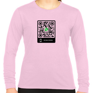 Kaos Kaos QR CODE (Maaf anda kena prank) Bisa custom