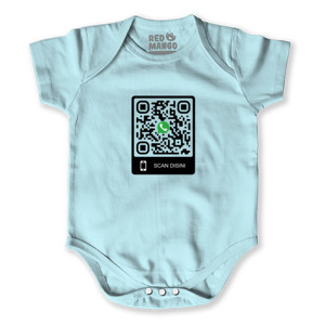 Baby Jumper Kaos QR CODE (Maaf anda kena prank) Bisa custom