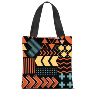 Tas Tote Fullprint Memphis Kece Abis