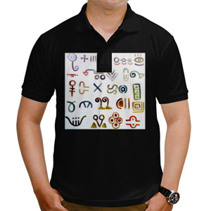 Kaos Polo Motif mesir