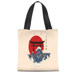 Tas Tote Fullprint The Japan Art