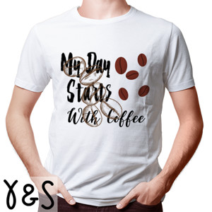 Kaos My Day Start with Coffee