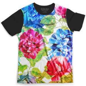 Kaos Fullprint Bunga - T-Shirt Full Print Bunga - Kaos Bunga