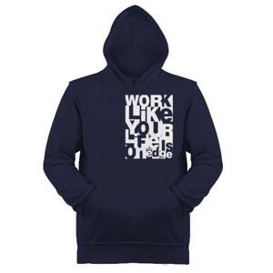 Jaket Hoodie Workaholic
