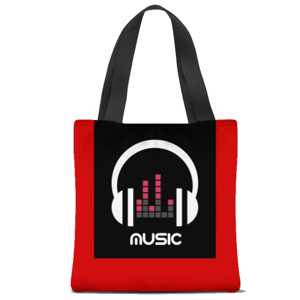 Tas Tote Fullprint Music Bag