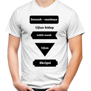 Kaos Meme Ujian Skripsi