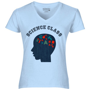 Kaos Science Class Woman (Biru)